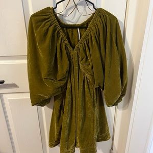 Free People Portia Velvet Mini Dress